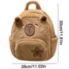 Mochila capybara de felpa - Imagen 3