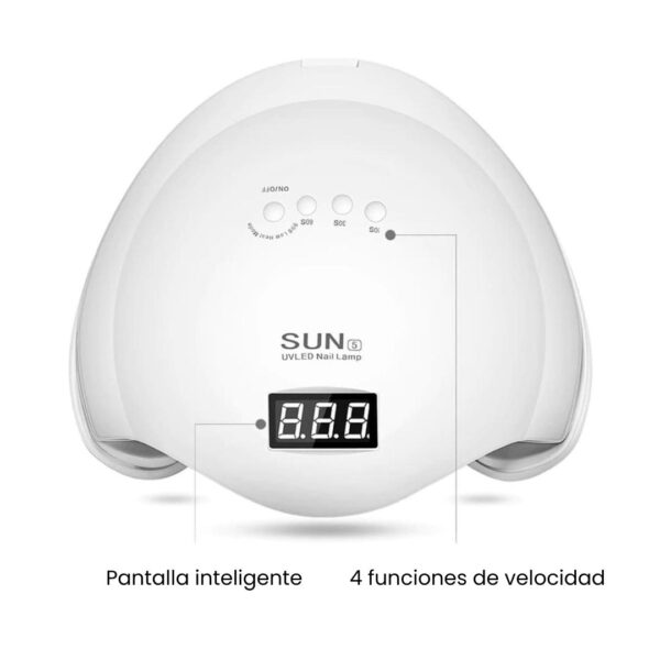 Lámpara Led Secador De Uñas Profesional SUN uv 48w - Imagen 2